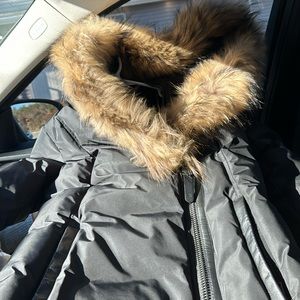 Mackage coat KAY down coat with natural fur Signature Mackage Collar